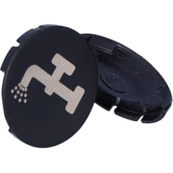 Insert de bouton M22-XD-S-X16 noir mat avec description