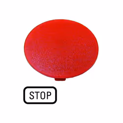 Eaton M22-XDP-R-GB0, Porte-bouton, Rouge, 22,5 mm, 22,5 mm