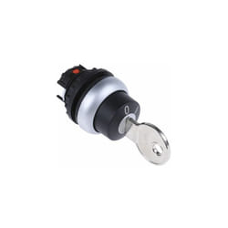 Eaton M22-WRS-A1 commutateur électrique Interrupteur avec clé Noir, Argent