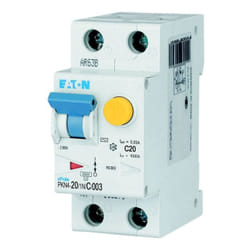 Eaton - Magnétothermique Différentiel 20A 1P+N 4.5kA 30mA courbe c type ac 2M 2371011
