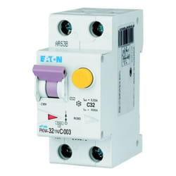 Eaton - Magnétothermique Différentiel 32A 1P+N 4.5kA 30mA courbe c type ac 2M 237161