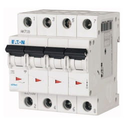 Eaton - Interrupteur magnétothermique 16A 4 pôles 6 ka courbe c 4 modules 239216