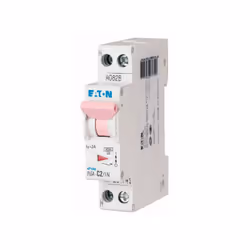 Description générale Le disjoncteur Eaton PLG4 phase + neutre - courbe C - 2A est un dispositif modulaire conçu pour protéger ...