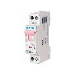 Eaton - Disjoncteur 2A plg, Ph+N 4,5kA (en 60898) courbe c