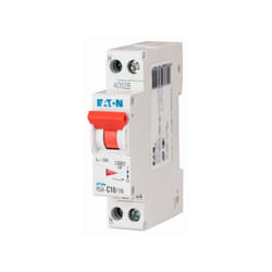 Eaton - Disjoncteur 10A plg, Ph+N 4,5kA (en 60898) courbe c
