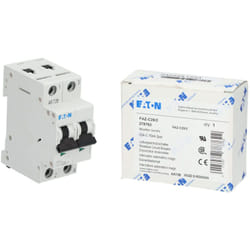 Eaton - moeller) disjoncteur FAZ-C25/2 c 25 a, disjoncteur de circuit 2P 278762