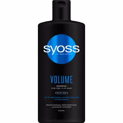 SYOSS Volume Shampoo, 440 ml, Shampoing, Professionnel, Femmes, Tous types de cheveux, Toutes les couleurs