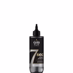 Schwarzkopf Gliss Kur Ultimate Repair 7 sec Express Repair Treatment 200ml, 200 ml, Femmes, Cheveux abimés, Cheveux secs, Rép ...