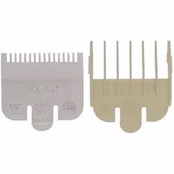 Peigne de coupe - WAHL - Lot de 2 - 15 mm et 45 mm - Pour tous types de cheveux - Mixte