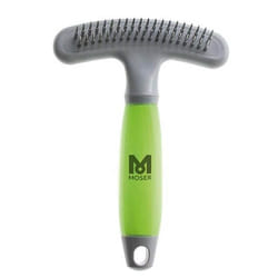Moser 2999-7135 brosse et peigne pour animaux Vert, Gris Chien