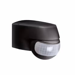 ESYLUX MD 200, 12 m, Mur, Noir, IP44, 2000 lux, 2,5 m