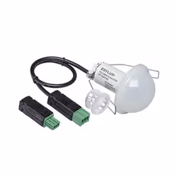ESYLUX PD-C 360i/12 mini KNX, Capteur infrarouge passif (PIR), Avec fil, 12 m, Plafond, Intérieure, Noir, Blanc