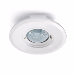 ESYLUX PD-FLAT 360i/8, Avec fil, 8 m, Plafond/mur, Blanc, IP20, 360°