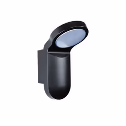 ESYLUX OL 100 LED 3K, Éclairage mural extérieur, Noir, Aluminium, Plastique, IP55, Façade, II