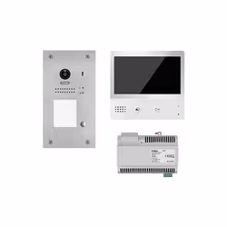 Interphone vidéo - INDEXA - VT200 - Caméra couleur - Vision nocturne - Blanc