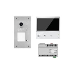 Interphone vidéo - INDEXA - VT200 - Caméra couleur - Vision nocturne - Blanc