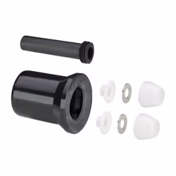 Viega WC Viega connexion 3817.816 en plastique DN100 noir Viega - WC - Viega connexion, pour WC mural, composé de: raccord de ...