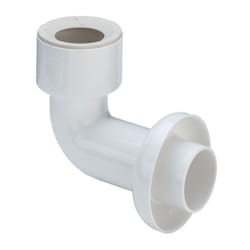 Viega - coude de raccordement 108212 dn 50 x 50 x 125 mm, pour cuvette d&39urinoir, blanc