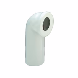 Viega WC connexion WC 90 degrés 3811 en DN100 en plastique pergamon / camee