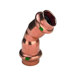 Viega - Coude cuivre 45° f/f à sertir 2426 - 45 ° - 22 mm