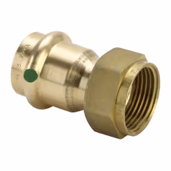 Viega Sanpress raccord à vis 293611 Connexion presse avec élément d'étanchéité en EPDM Joint plat EPDM Raccordement à vis