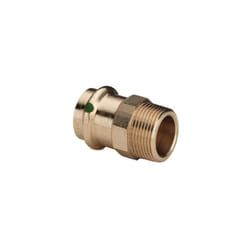 Raccord droit bronze à sertir Femelle - Mâle fixe à visser 33x42 - 28