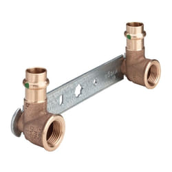 Viega - Unité de montage Sanpress 308681 15 mm x Rp 2000 / 2 x 150 mm, bronze à canon ou silicium, SC-Contur