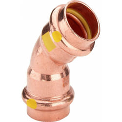 Coude Cu Sert 45° F/f12 Gaz