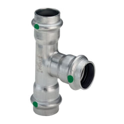 Viega Sanpress Inox Tee 435936 22x15x22mm, acier inoxydable, SC-Contur