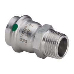 Viega Pièce de transition Sanpress Inox 436476 connexion de presse avec élément d'étanchéité EPDM