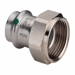 Viega Sanpress Inox raccord 437633 connexion de presse avec élément d'étanchéité EPDM Joint plat EPDM écrou union