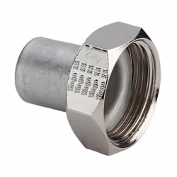 Viega Sanpress Inox raccord 438203 robinet avec joint plat EPDM écrou union
