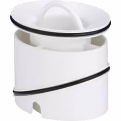 Description générale Tube plongeur Viega pour drain de douche Tempoplex, modèle 6958.1-821, conçu en plastique blanc. Compati ...