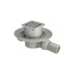 Viega - Ecoulement receveur plastique gris