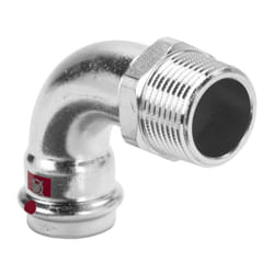 Feuille Viega Prestabo 558468 42 mm x r 1 1/2, 90 degrés, acier non allié, SC-Contur, polygonale