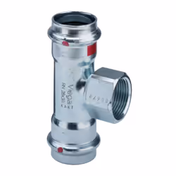 Viega Prestabo Tee 558901 Acier galvanisé connexions de presse avec éléments d'étanchéité EPDM