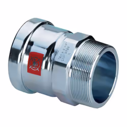 Viega pièce de transition Prestabo 629984 Acier galvanisé connexions de presse avec éléments d'étanchéité EPDM Bagues de coup ...