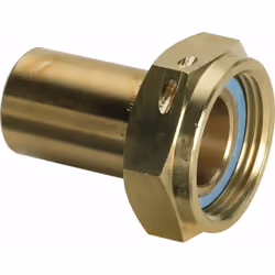 Raccords pour compteur gaz bronze à joint plat