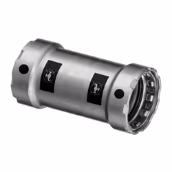 Viega Megapress manchon coulissant 694814 pour tubes en acier selon DIN EN 10220/10255 Revêtement zinc-nickel avec raccord à  ...