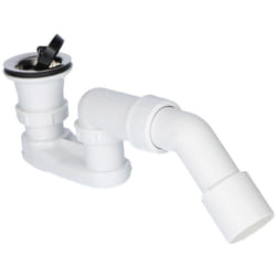 Siphon 6/4'x40/50 plastique/blanc modèle n° 68224PL