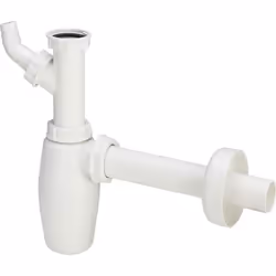 Siphon dévier - Viega - 703349 - Siphon bouteille - DN32 - Plastique - Blanc