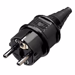 MENNEKES 10754, Droit, Mâle, Noir, IP44, 1 pièce(s)