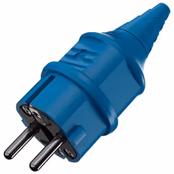 MENNEKES 10838, Type F, Bleu, 2P+E, IP44, 230 V, 16 A