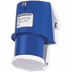 MENNEKES 847, 3P, 6 h, Bleu, IP44, CE, VDE, 230 V