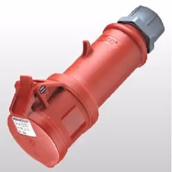 MENNEKES ProTOP, Type F, Gris, Rouge, IP44, 230 V, 16 A, 105 mm
