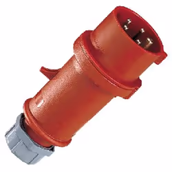 MENNEKES 3319A, Droit, 400 V, Rouge, IP44, 1 pièce(s)