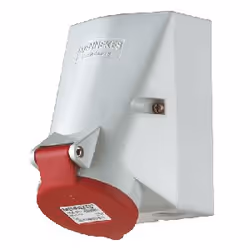 MENNEKES 422, Droit, 400 V, Rouge, Blanc, IP44, 1 pièce(s)