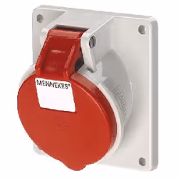 MENNEKES 1746, Droit, 400 V, Rouge, Blanc, IP44, 1 pièce(s)