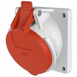 MENNEKES 3171, 5P, Rouge, Blanc, IP44, VDE, EAC, 400 V, 32 A