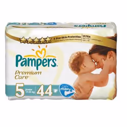 Pampers Premium Care , 5, 11 - 25 kg, 11 kg, 25 kg, 44 pièce(s)